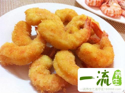 面包糠炸虾