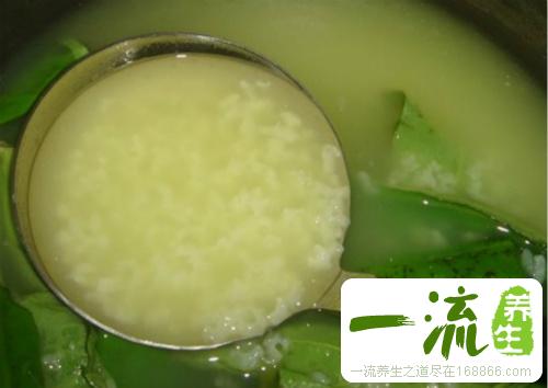 冰糖荷叶粥的做法