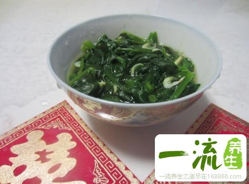 菠菜虾皮汤