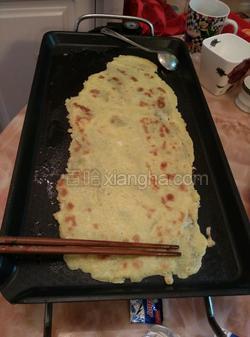 孜然烙饼配烤鸭的做法