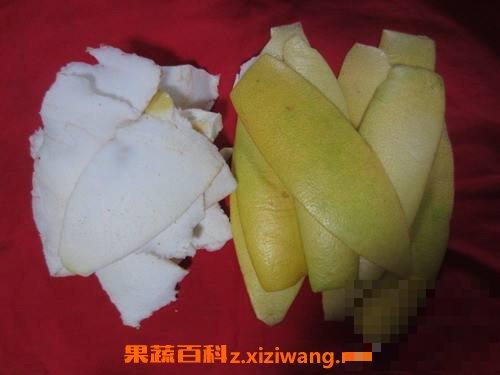 柚子内皮的功效与作用及食用方法