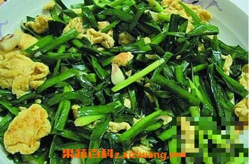 韭菜炒鸡蛋做法与功效
